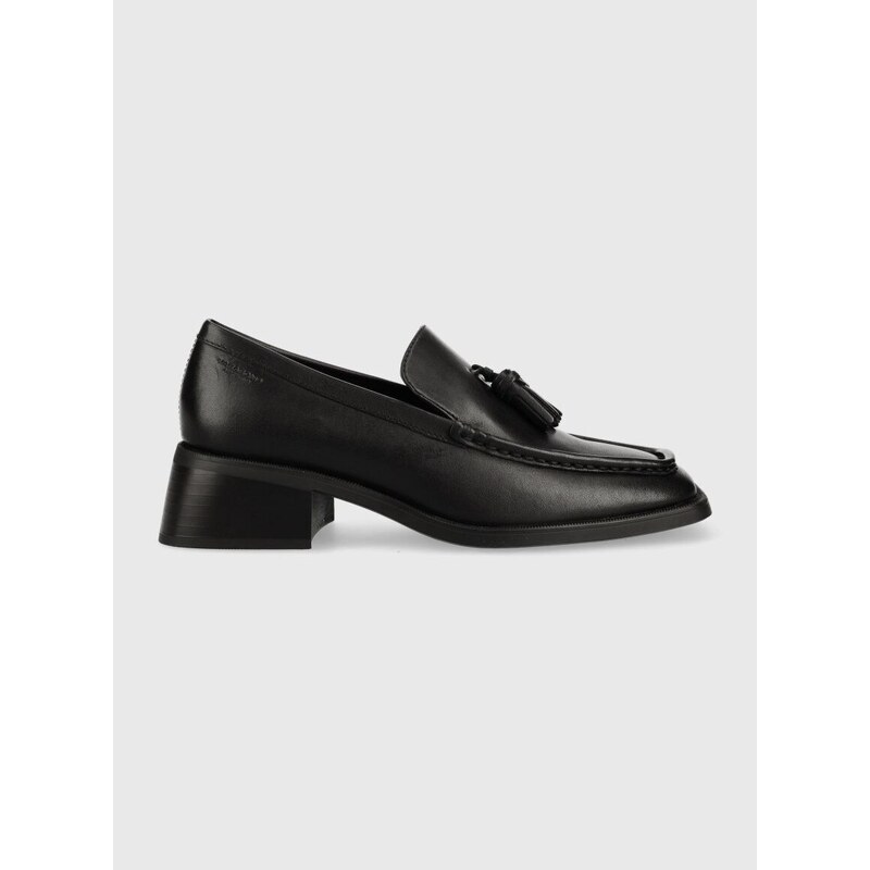 Kožené mokasíny Vagabond Shoemakers BLANCA dámské, černá barva, na platformě, 5517.001.20