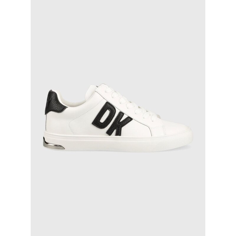 Kožené sneakers boty Dkny ABENI bílá barva, K1300916