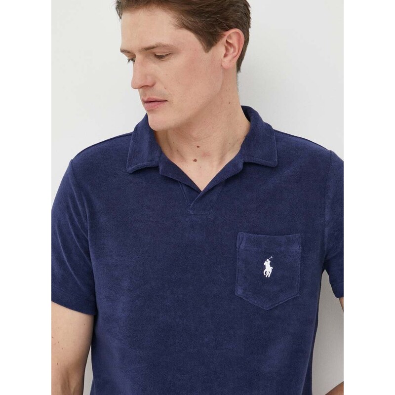 Polo tričko Polo Ralph Lauren tmavomodrá barva