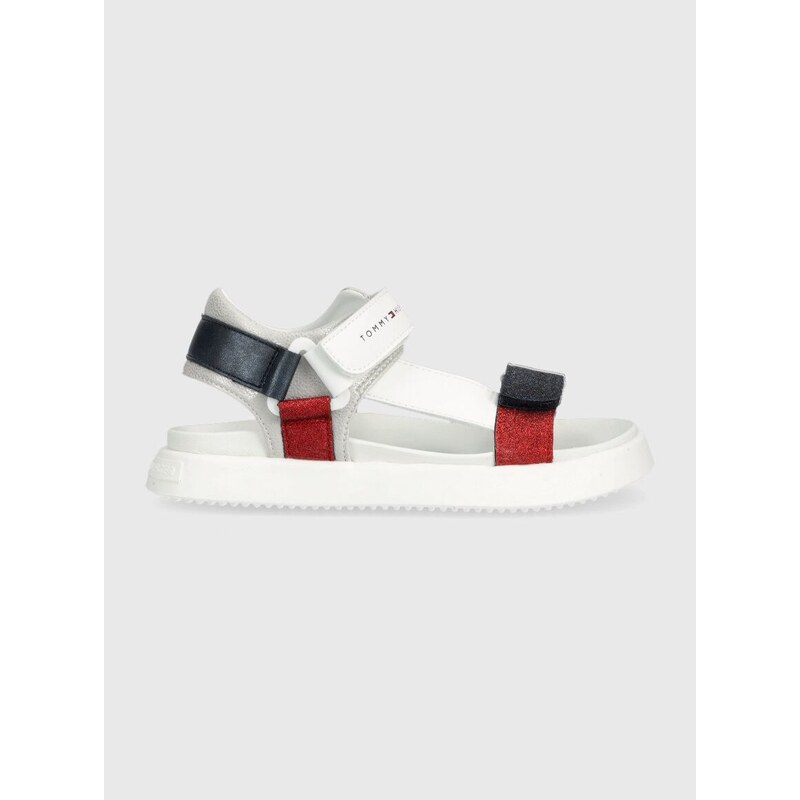 Dětské sandály Tommy Hilfiger bílá barva