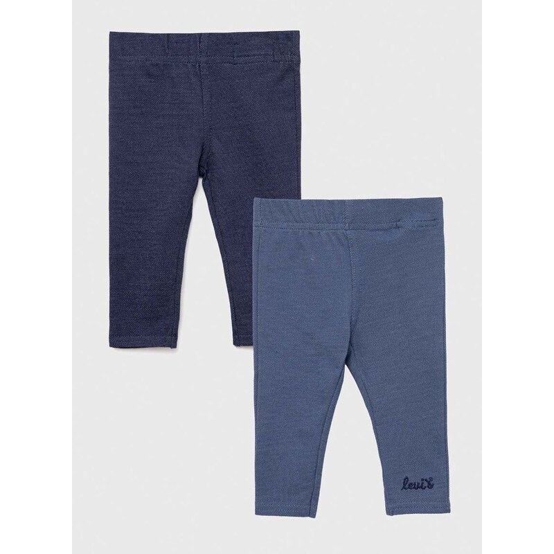 Kojenecké legíny Levi's 2-pack hladké