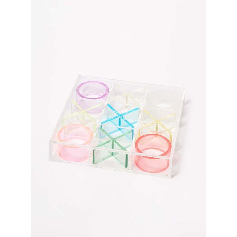 Hra SunnyLife Lucite Tic Tac Toe Aurora