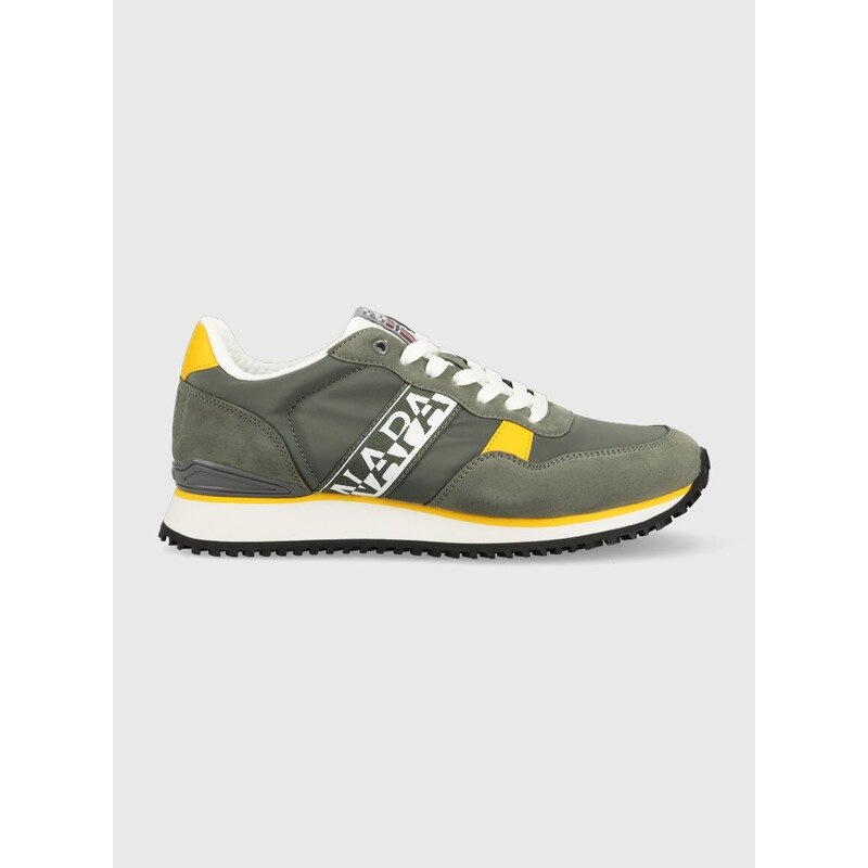 Sneakers boty Napapijri Cosmos zelená barva, NP0A4HL5.GAE