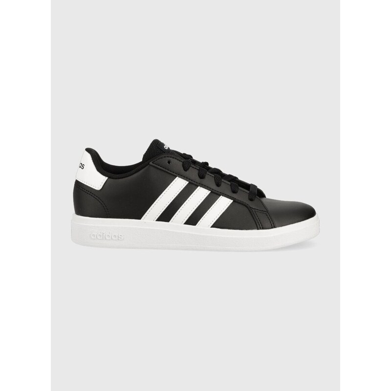 Dětské sneakers boty adidas GRAND COURT černá barva