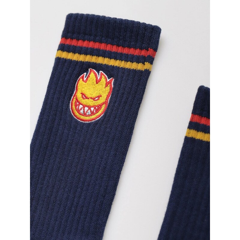 Spitfire Bighead Fill Emb (navy/red/gold)námořnická modrá