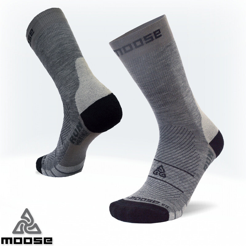 RUN NEW merino běžecké ponožky Moose 85520081