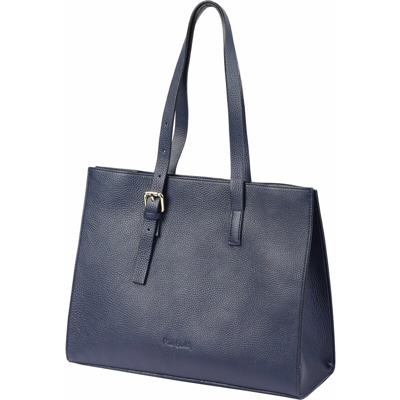 Luxusní kožená kabelka Pierre Cardin 5333 EDF modrá