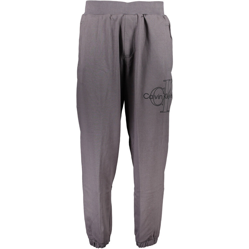 Calvin Klein šedé pánské kalhoty