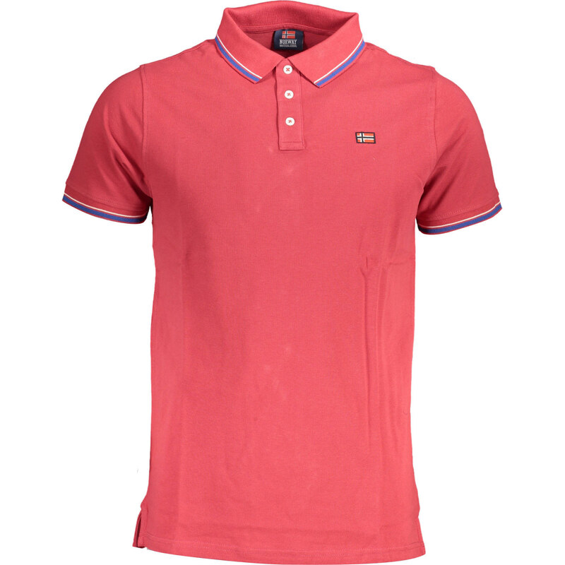 NORWAY 1963 Červené pánské polo triko
