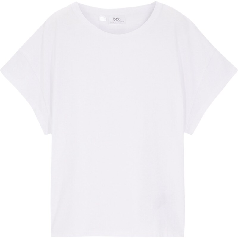 bonprix Dívčí triko Oversized Bílá
