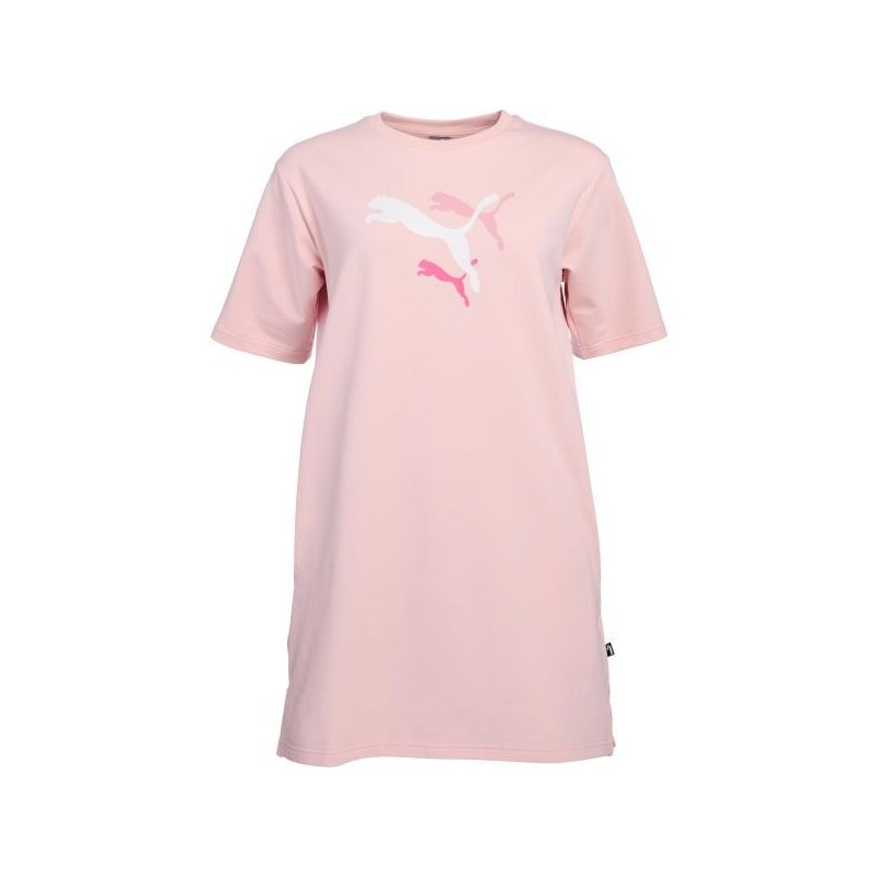 Puma ESSENTIALS + LOGO POWER TEE DRESS TR Dámské šaty