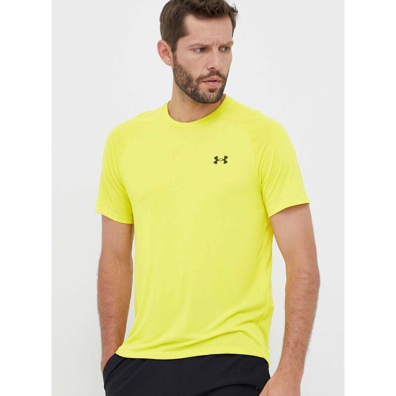 Tréninkové tričko Under Armour žlutá barva, 1326413