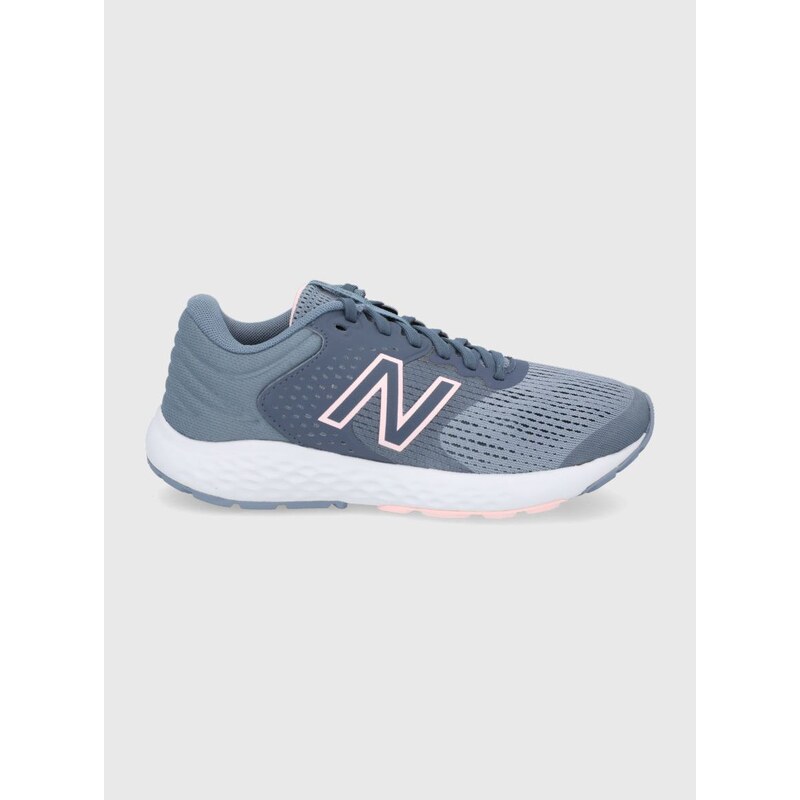 Boty New Balance W520LP7 šedá barva, na plochém podpatku