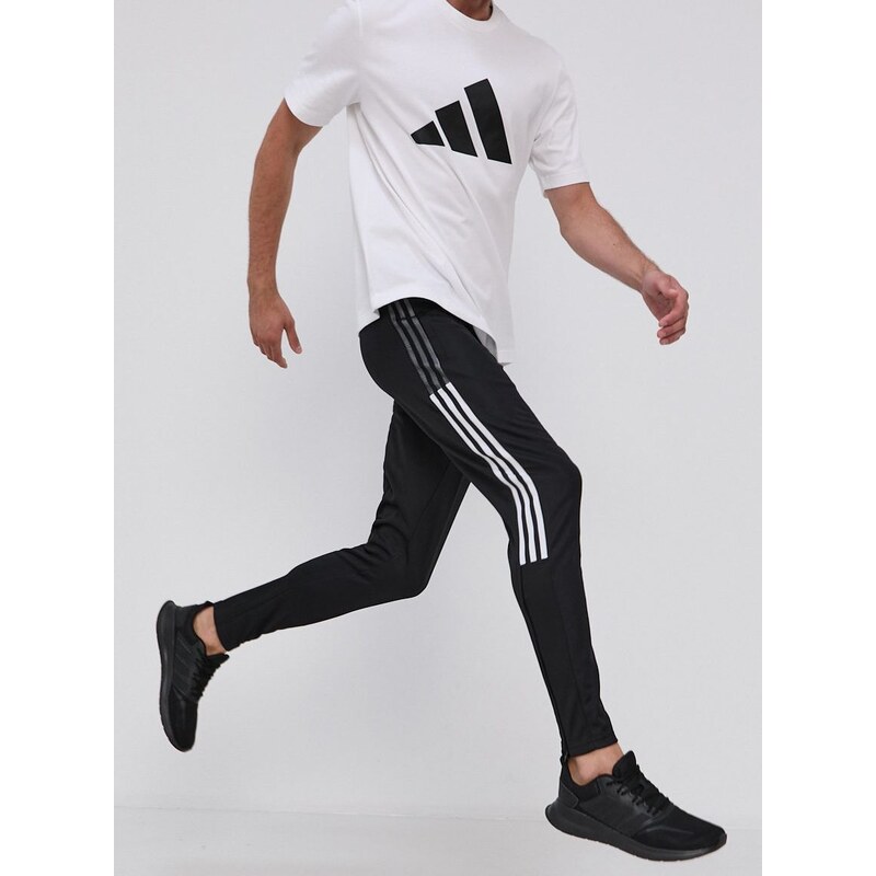 Kalhoty adidas Performance GH7305 pánské, černá barva, s aplikací