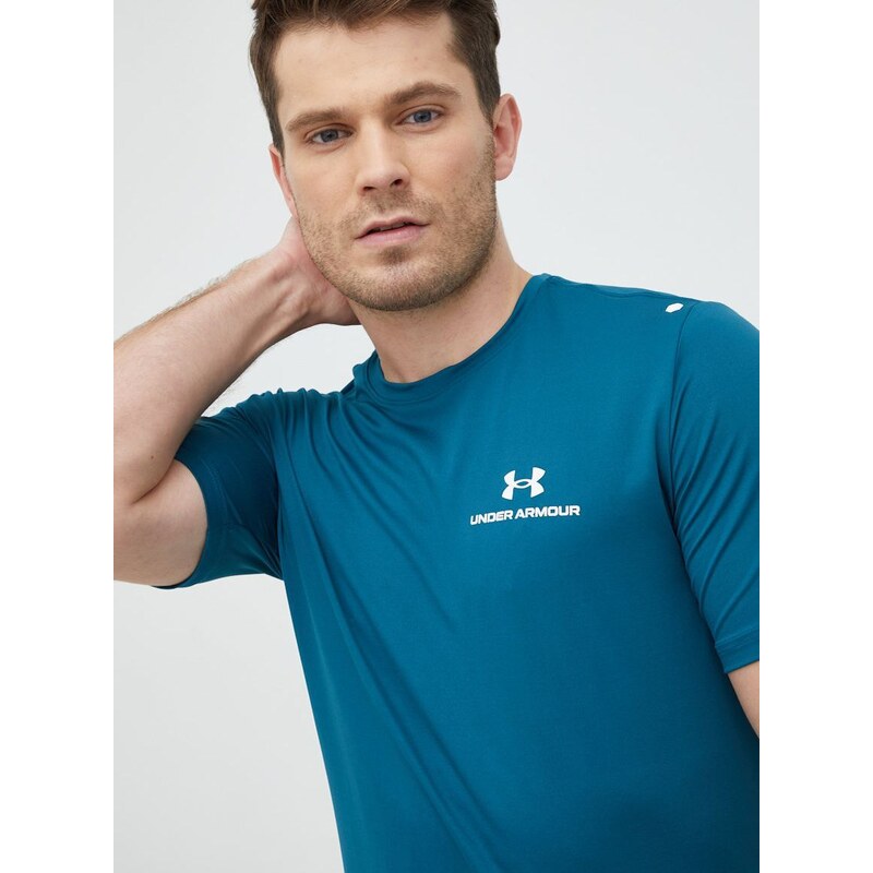 Tréninkové tričko Under Armour Rush Energy zelená barva, 1366138-001