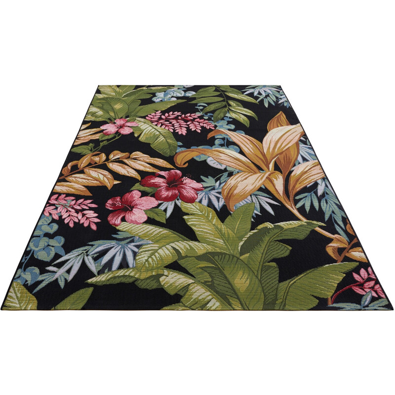 Hanse Home Collection koberce Kusový koberec Flair 105620 Tropical Flowers Multicolored – na ven i na doma - 80x165 cm