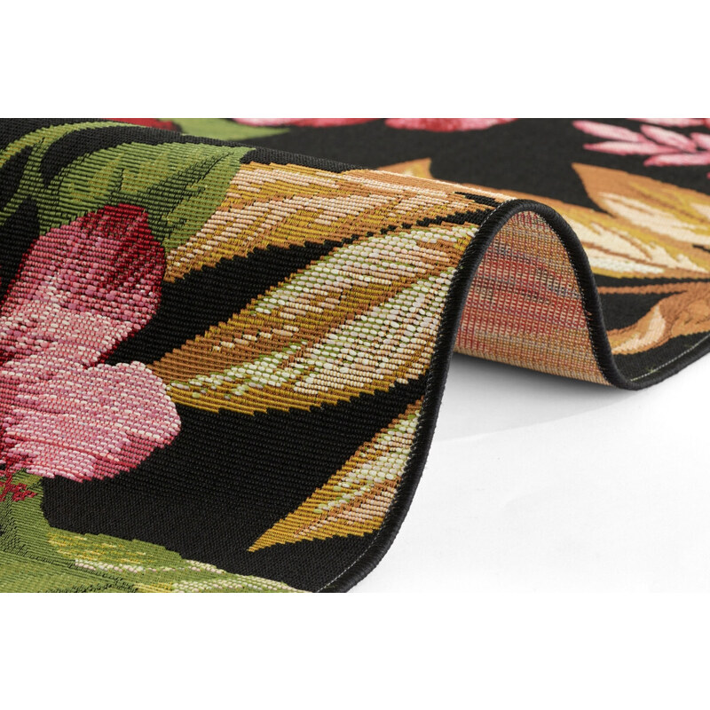 Hanse Home Collection koberce Kusový koberec Flair 105620 Tropical Flowers Multicolored – na ven i na doma - 80x165 cm