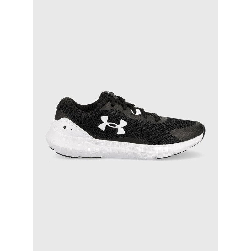 Dětské sneakers boty Under Armour černá barva