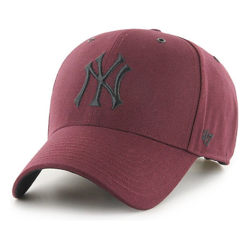 Čepice 47brand MLB New York Yankees fialová barva, s aplikací