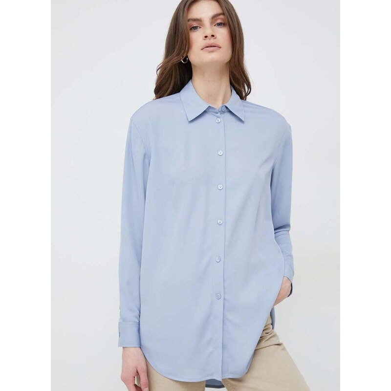 Košile Calvin Klein dámská, relaxed, s klasickým límcem