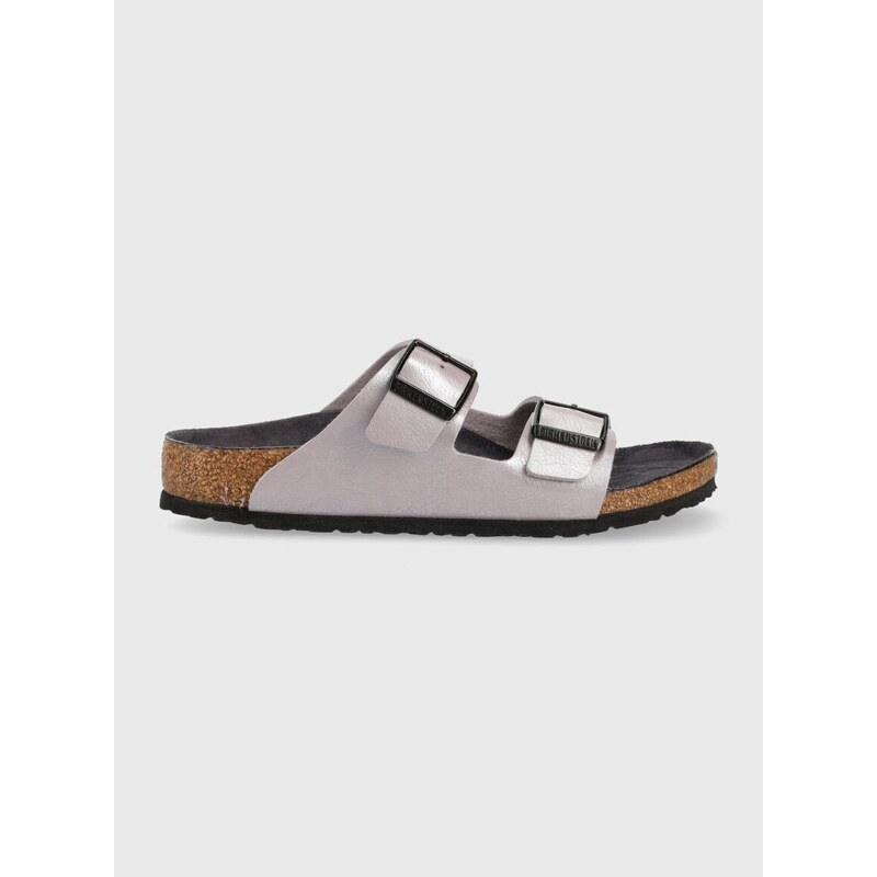 Dětské pantofle Birkenstock Arizona fialová barva