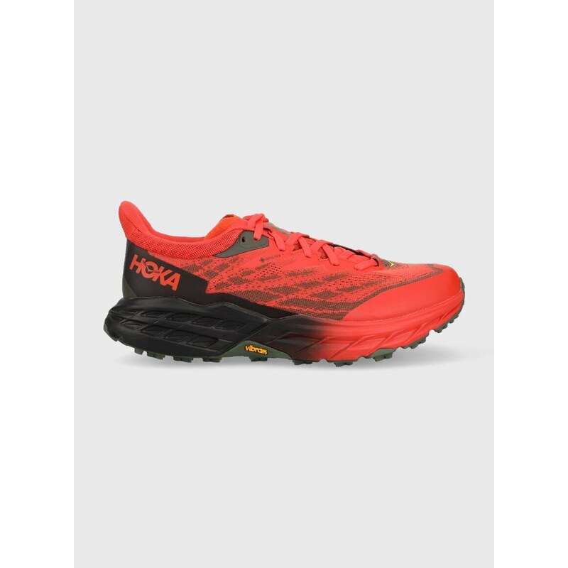 Běžecké boty Hoka Speedgoat 5 GTX červená barva, 1127912