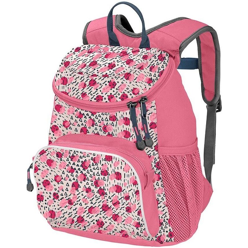 Dětský batoh Jack Wolfskin LITTLE JOE růžová barva, malý, vzorovaný