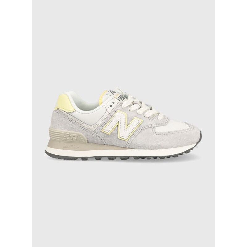 Sneakers boty New Balance WL574QD šedá barva, WL574QD-4QD