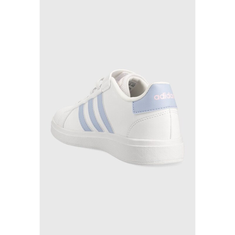 Dětské sneakers boty adidas GRAND COURT 2.0 EL bílá barva