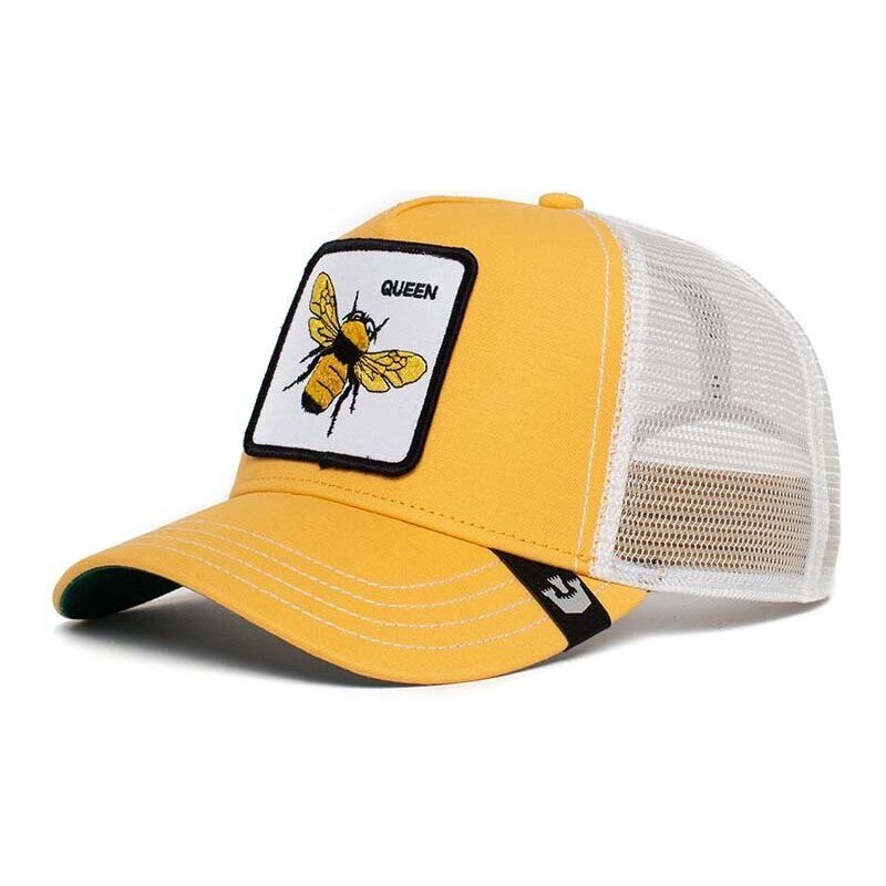 Čepice Goorin Bros The Queen Bee žlutá barva, s aplikací, 101-0391