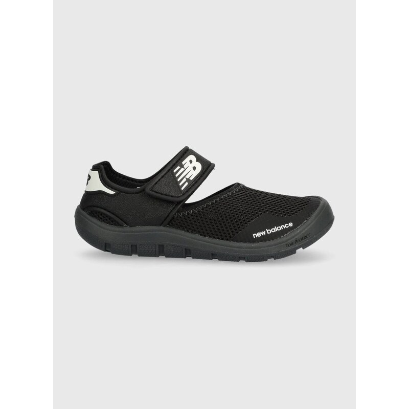 Dětské sandály New Balance NBYO208 černá barva
