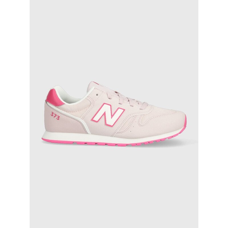 Dětské sneakers boty New Balance NBYC373 růžová barva