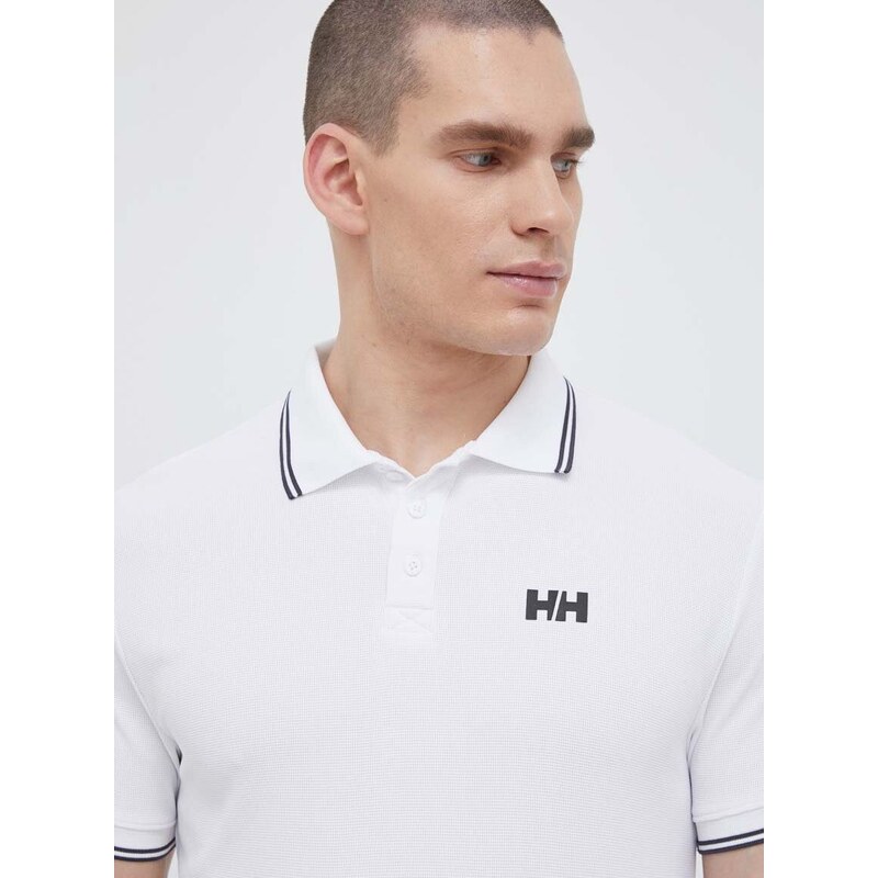 Polo tričko Helly Hansen bílá barva