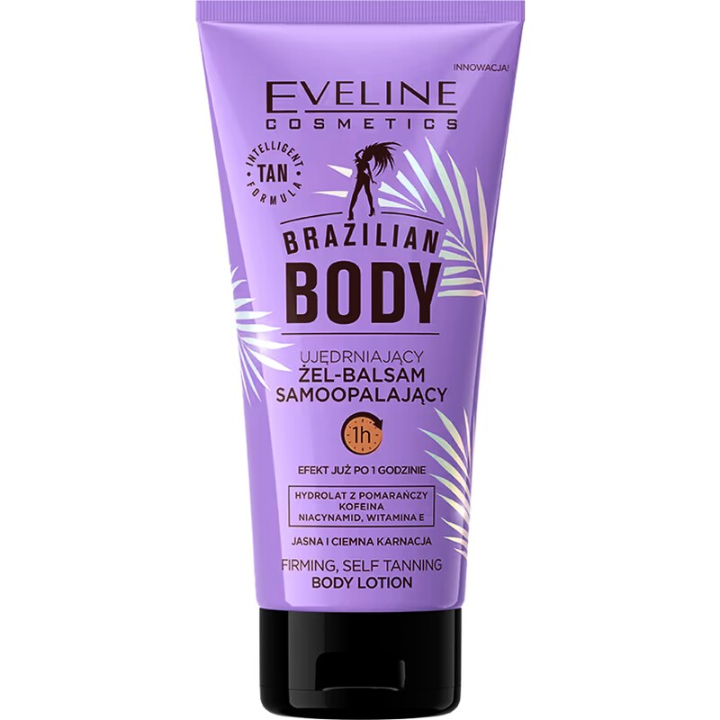 Eveline cosmetics Brazilian body Zpevňující samoopalovací gel-balzám 150 ml