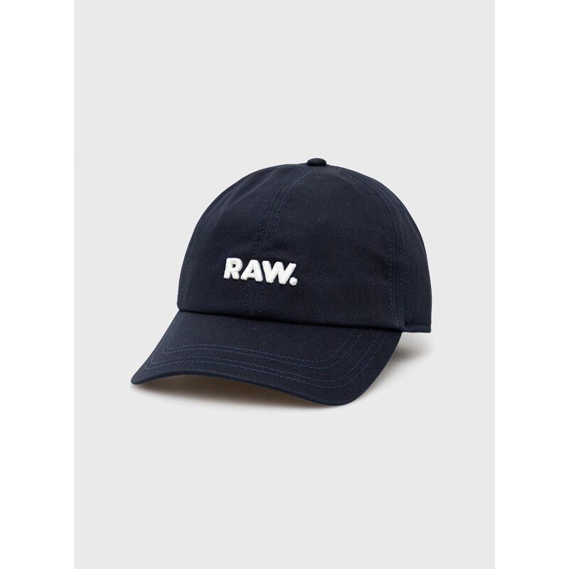 Čepice G-Star Raw tmavomodrá barva, hladká