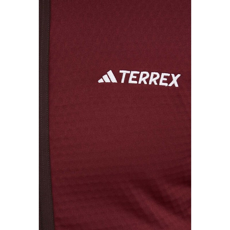 Sportovní mikina adidas TERREX Multi vínová barva