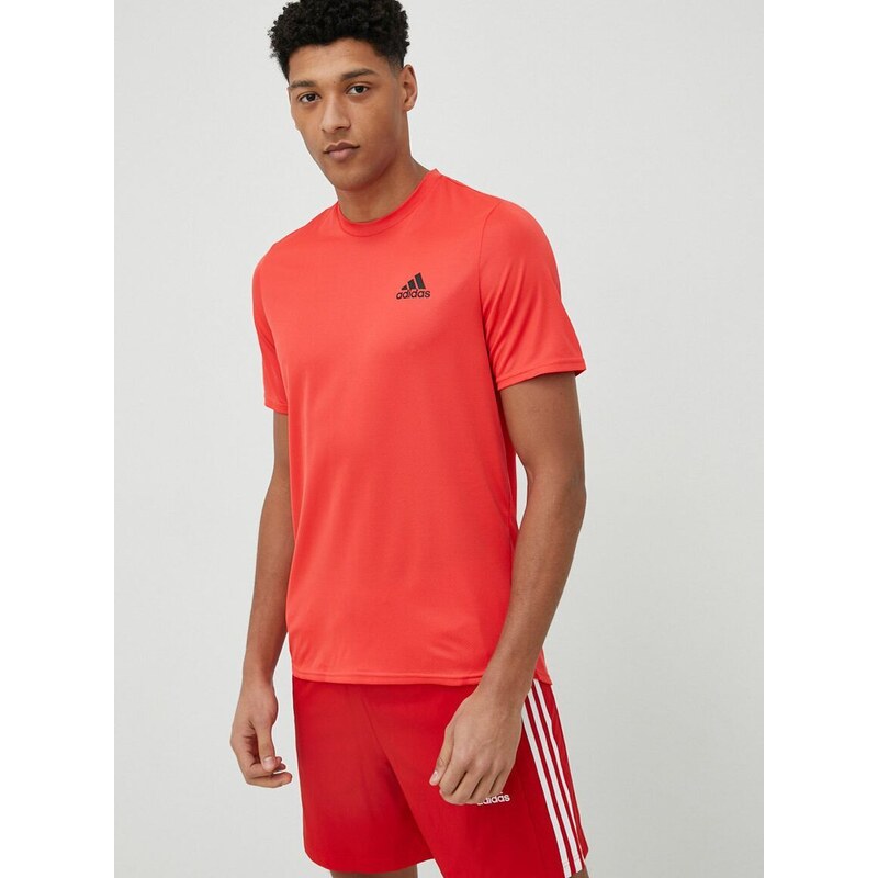 Tréninkové tričko adidas Performance Designed for Movement červená barva