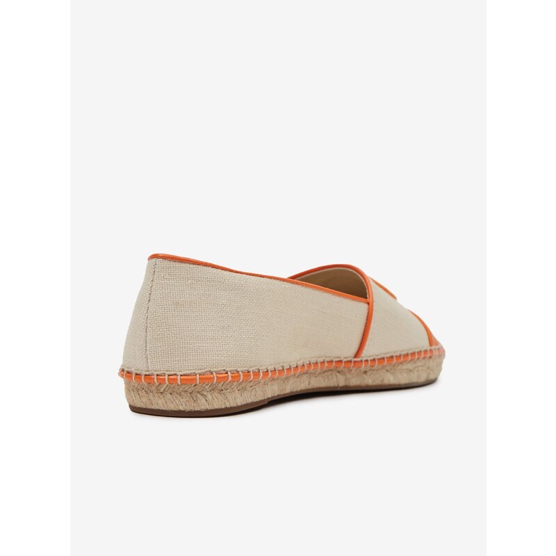 Oranžovo-béžové dámské espadrilky Michael Kors Kendrick - Dámské