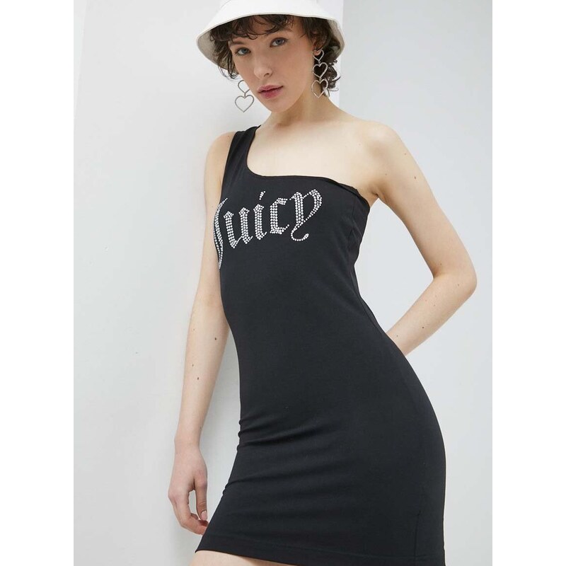 Šaty Juicy Couture černá barva, mini