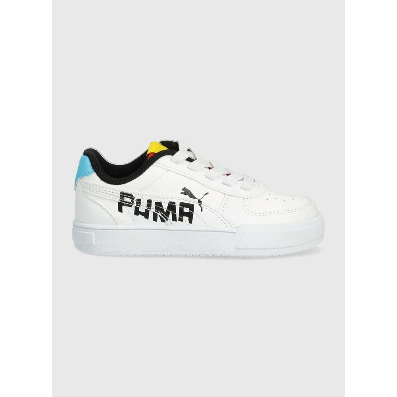 Dětské sneakers boty Puma Puma Caven Brand Love PS bílá barva