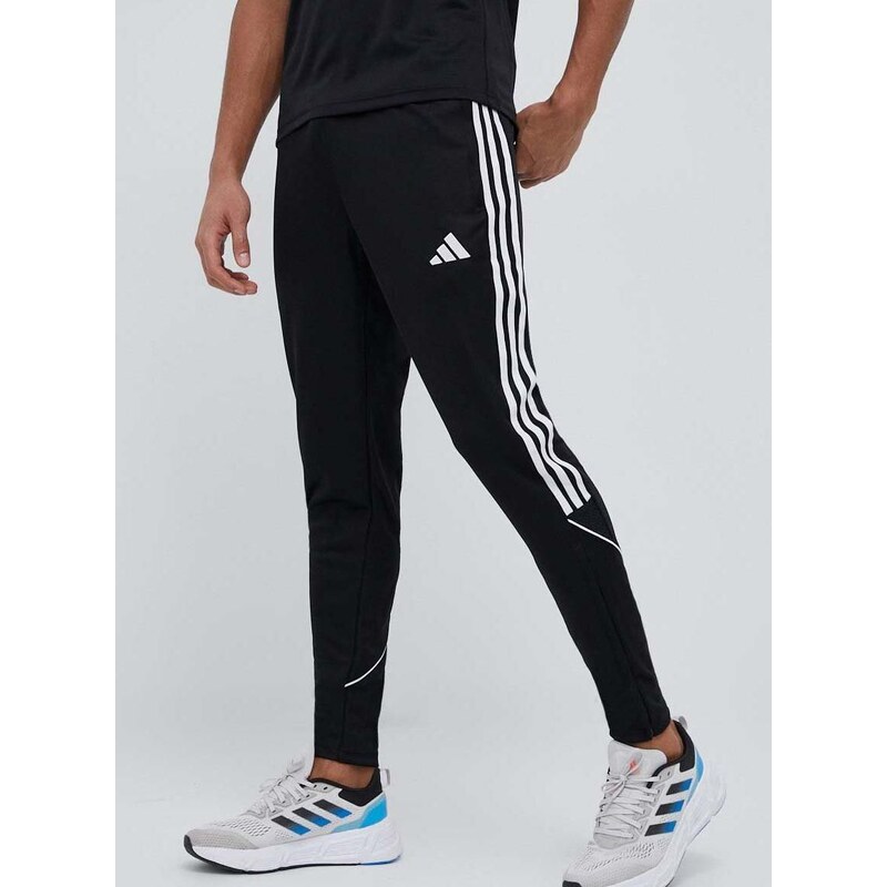 Tréninkové kalhoty adidas Performance Tiro 23 League černá barva, s aplikací, HS7232