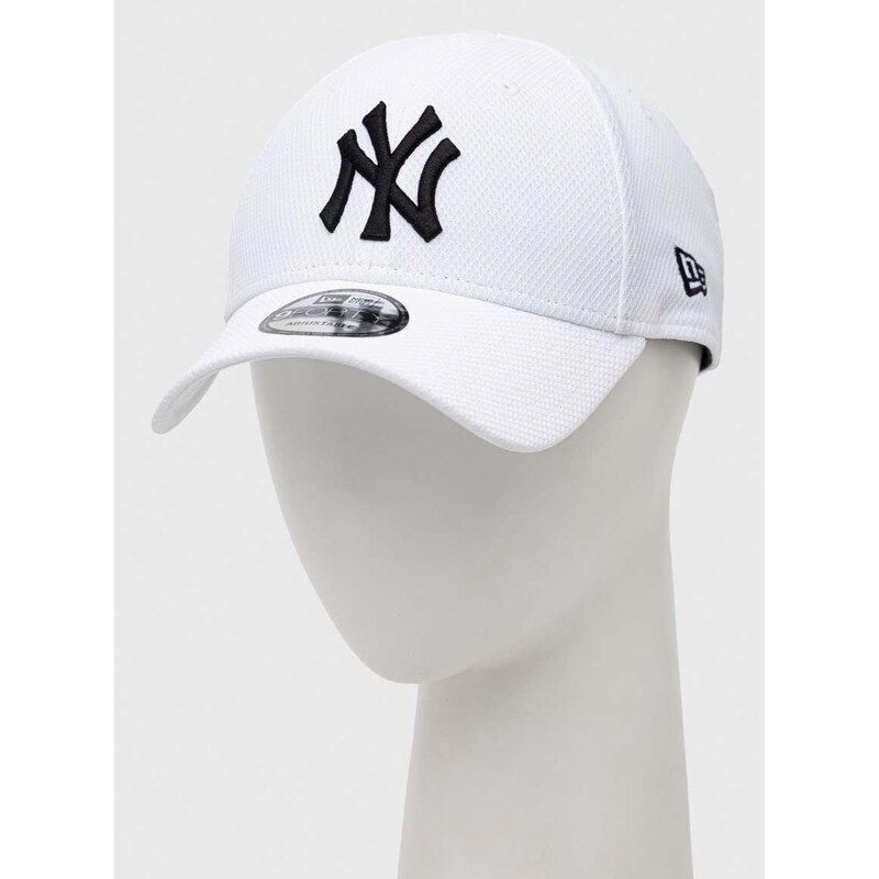 Kšiltovka New Era bílá barva, vzorovaná, NEW YORK YANKEES