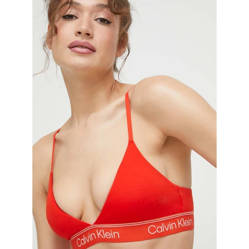 Podprsenka Calvin Klein Underwear červená barva - GLAMI.cz
