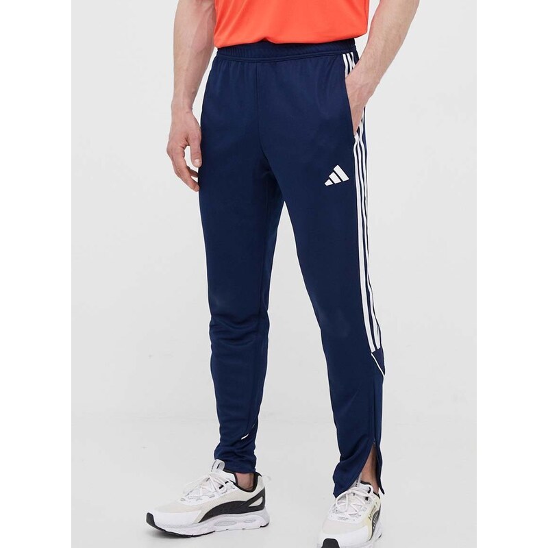 Tréninkové kalhoty adidas Performance Tiro 23 tmavomodrá barva, s aplikací, HS3529