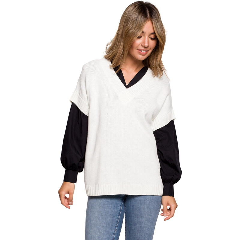 Dámská vesta BK076 ecru - BEwear 82900443