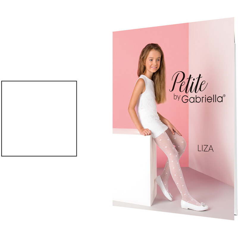Gabriella Dětské punčocháče Liza Petite 759 bílé - Gabriela