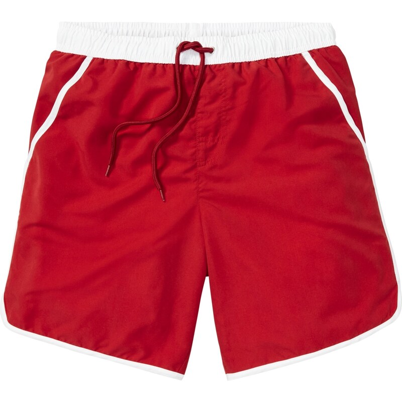 bonprix Pánské koupací šortky Červená