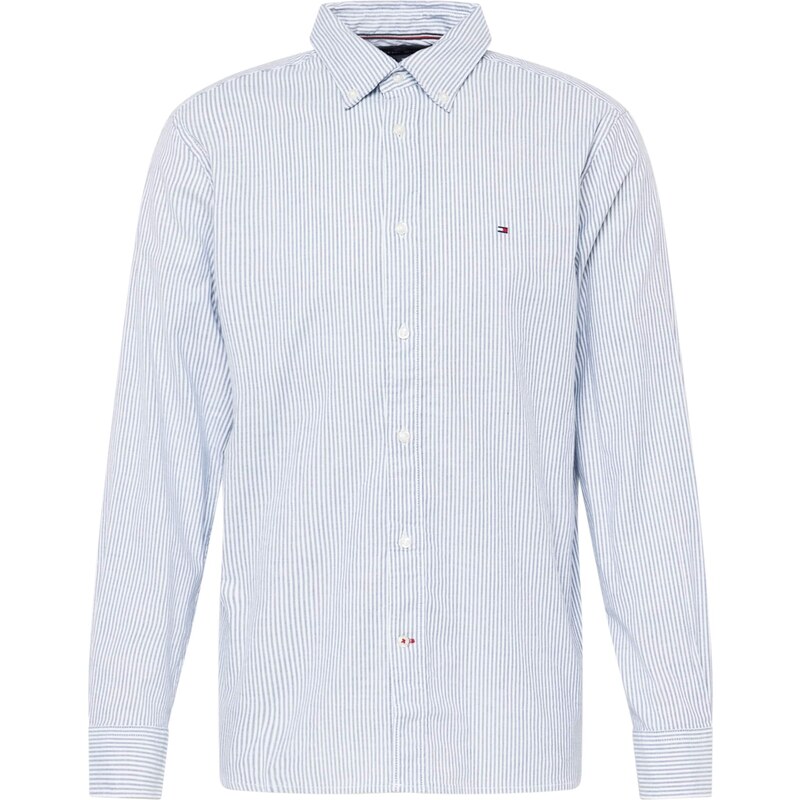 TOMMY HILFIGER Košile CORE 1985 FLEX noční modrá / offwhite