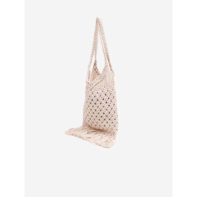 Orsay Bílá dámská pletená taška s ozdobným detailem - Dámské