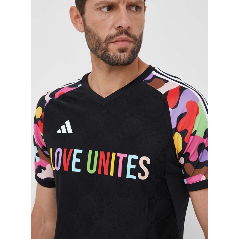 Tréninkové tričko adidas Performance Pride Tiro černá barva